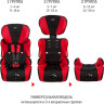 Удерживающее устройство для детей SIGER Космо красный, люкс, гр. I/II/III, 9-36 кг, 1-12 лет KRES3543